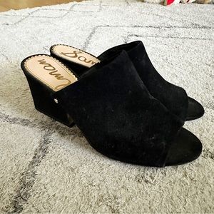 Sam Edelman Black Mules